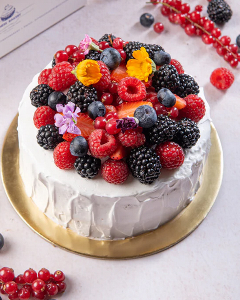 Mixed Berry Cake